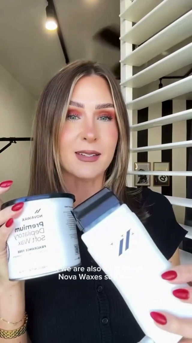 @esthibestieswaxingstudio using Nova soft wax