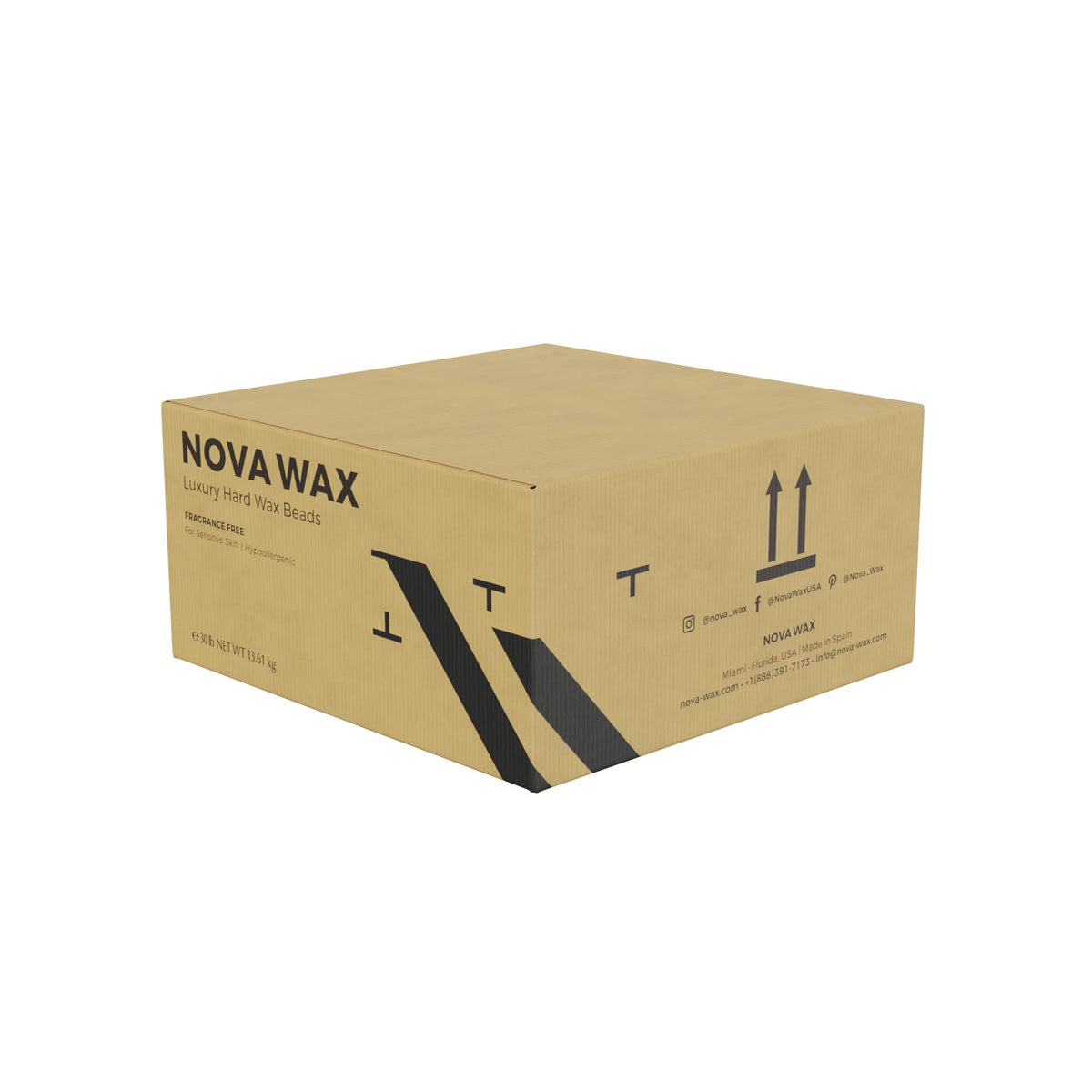 Nova Hard Wax Microbeads Fragrance Free (1lb - 30lb)